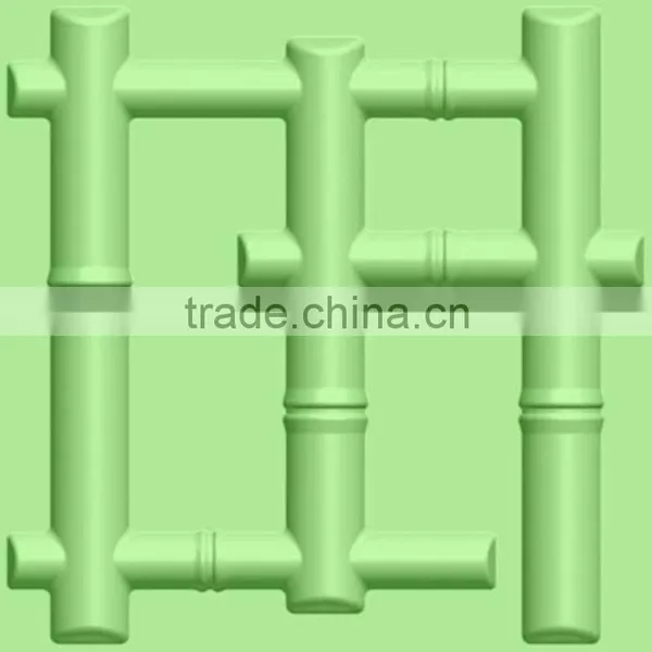 High Quality Polyurethane Moulding 401006 Cheap Home Dcor of PVC 3D Wall Panel photo-2