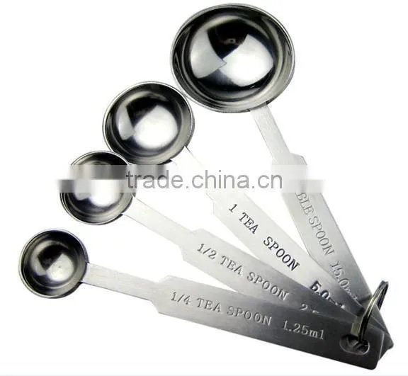 4pcs Set Popular Stainless Steel Measuring Spoon photo-4