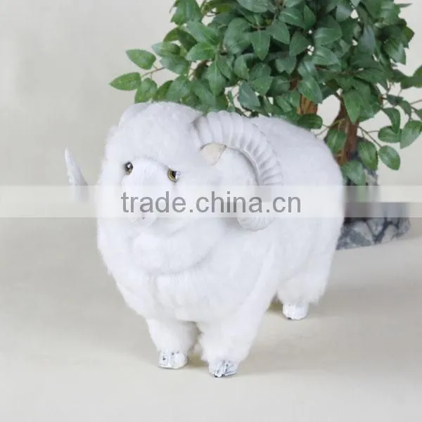 Wholesale Plush Life Size Goat Outdoor Animated Christmas Decorations, Plastic Animals Garden Decoration photo-5