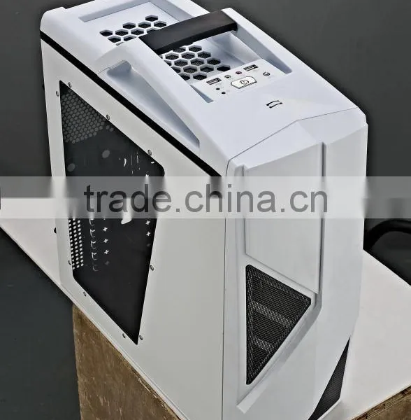 New Gaming Computer Case With Water Cooling System 0.55mm SPCC With 8cm Color Fan In the Front photo-3