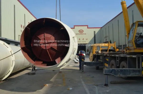 Firewood Wood Chips PKS High Quality Performance Rotary Dryer Machine photo-3