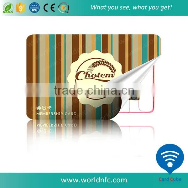 Printable Plastic 13.56MHz Student RFID Card With Photo Frame photo-3