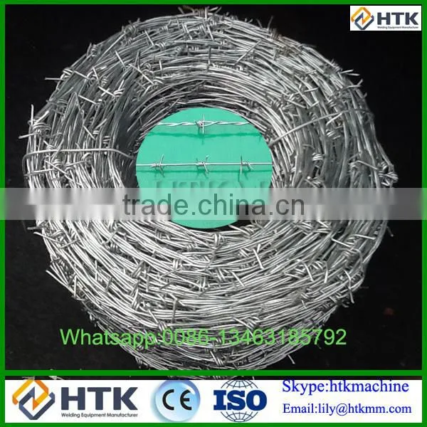 China Factory Price Double Twist High Tensile Quality 400M Hot Dipped Galvanized Steel Barbed Wire for Cattle Farm photo-5