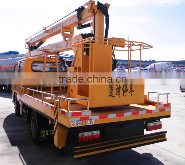 4x2 Dongfeng Double Cab Overhead Working Truck photo-4