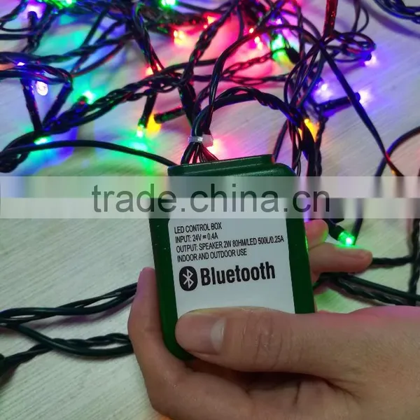 Bluetooth String LED Light,Colourful LED Lamps With 3pcs Speaker photo-6