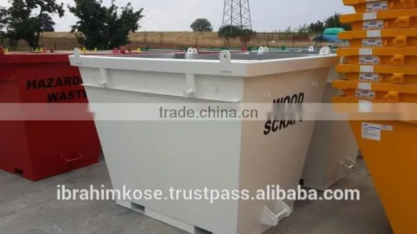 5 m3 Bucket Type Waste Bin Skip Garbage Container photo-2