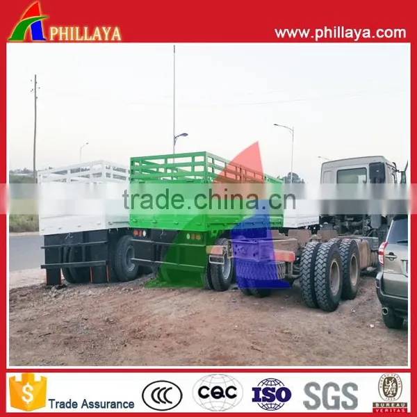 3 Axles Drawbar Double Tow Truck Interlink Trailers on Hot Sale photo-5