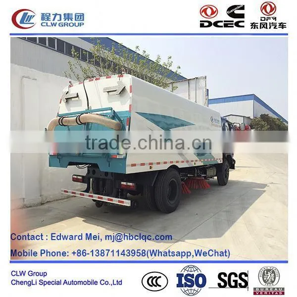 Dongfeng 4*2 4*4 Type 190hp 10 Ton Street Sweeper Vehicle photo-3
