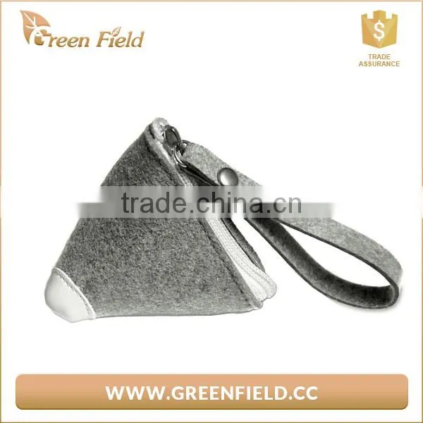 Wholesale Felt Coin Purse Felt Fabric Change Coin Pouch photo-2