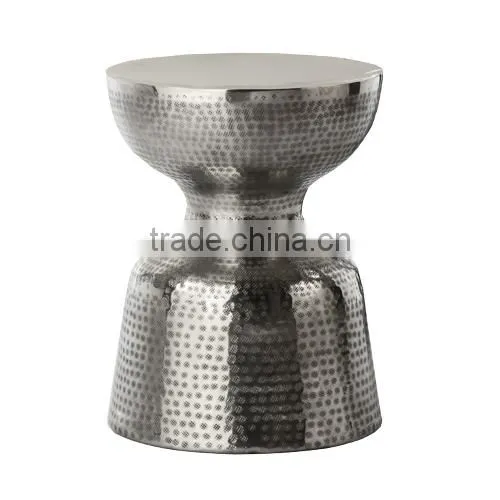 Black Iron Drum Table photo-4