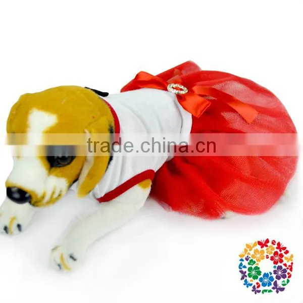 Wholesale Popular Dog Clothes, Rainbow Pet Dog Top Dress Clothing photo-6