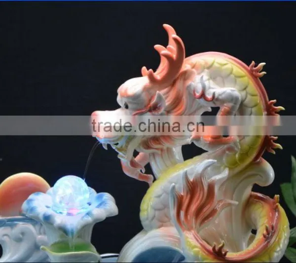 White Ceramic Gift Craft Dragon Ball for Home Decorating photo-2
