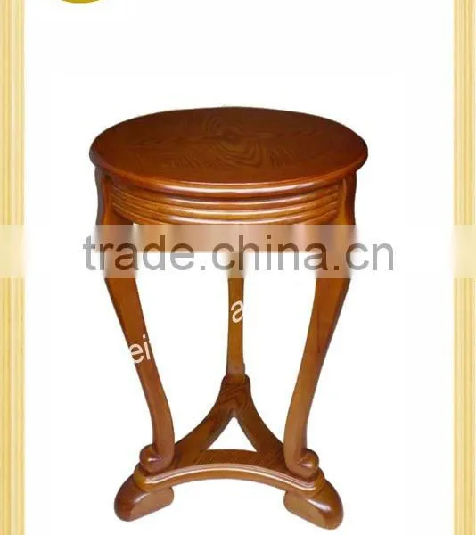 Solid Wood Wooden Console Round Coffee Table photo-2