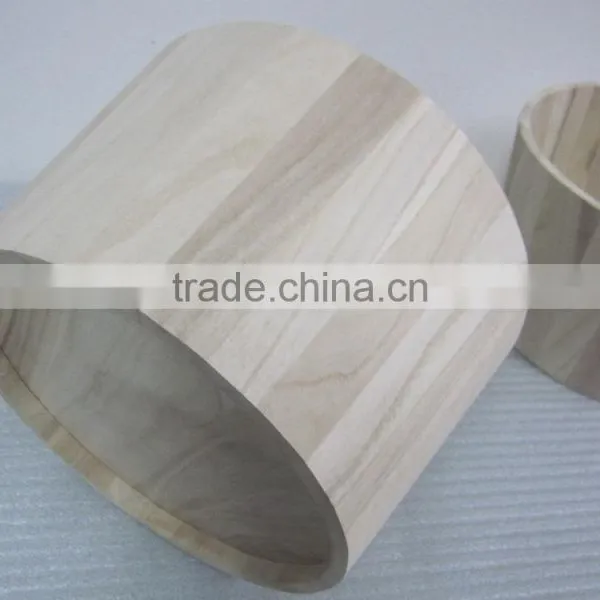 Hot Sale Natural Handmade Round Shape Solid Wooden Barrel, Wood Barrel With Rope Handle Manufacture photo-4
