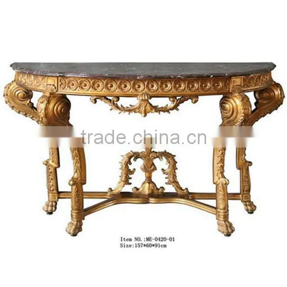 Egyptian Reproduction Furniture Black and Gold Console For Living Room Display photo-2