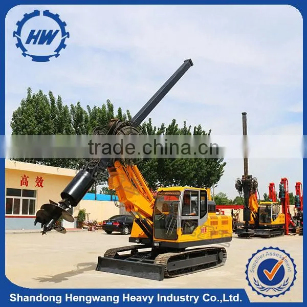 22m Depth Crawler Wheels Rotary Drilling Rig With Cab photo-2