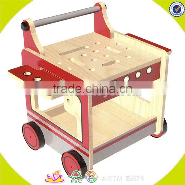 Wholesale DIY Pretend Children Wooden Workbench Toy Interesting Baby Wooden Workbench Toy W03D028 photo-4