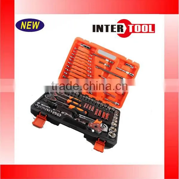 120 1pcs Metal Tool Set With Oil Filter Wrench Machinery Tool 121 PCS Socket Wrench Set photo-4