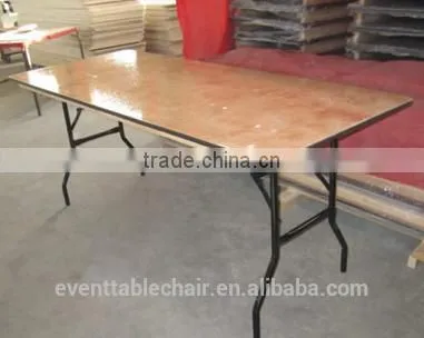 6ft Rect Plywood Banquet Folding Table photo-3