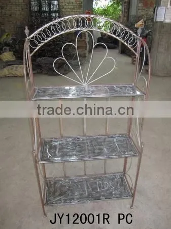 Iron Metal Stainless Flower Shelf & Shoes Shelf JY12001-12003 photo-2