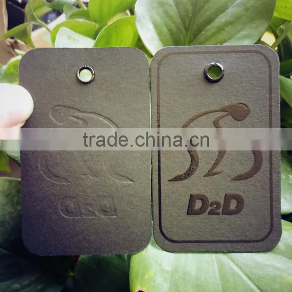 2016 Spot UV Jeans Hang Tags Swing Tags With High Quality photo-5