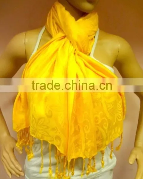 Elegant Jacquard Stoles With Tassles photo-4