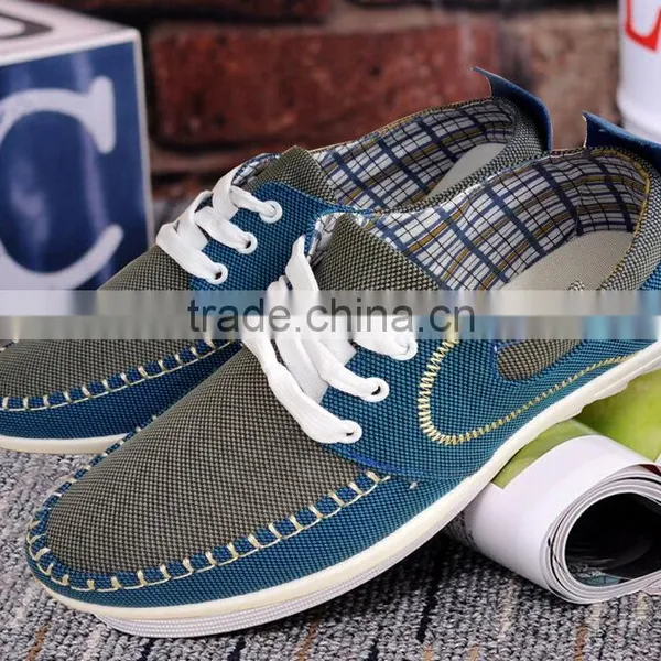 Lastest Design China Flat Canvas Shoe Man Trainers Shoes 2017 photo-5