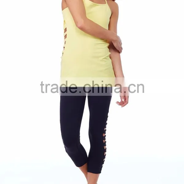 Hot Sale Latest Knitted Fancy Sleeveless Lady Tops photo-2