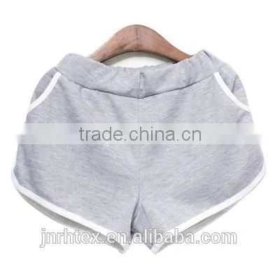 High Quality Loose and Comfortable 100% Cotton Women Sport Shorts photo-3