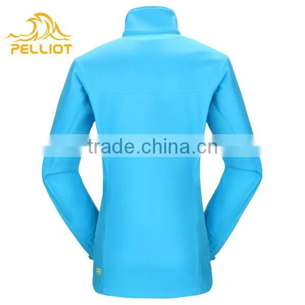Pretty Design Fleece Lined Colorful Waterproof Women Wear Softshell Jacket photo-4