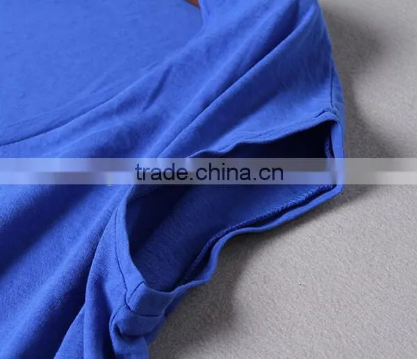 Custom Short Sleeves Women 100% Cotton Material Custom Blank T Shirt photo-3