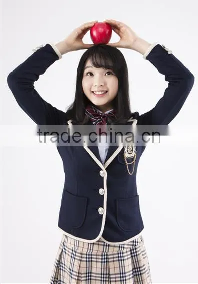 China Factory Price Juqian School Uniform Blazer Custom School Uniform Suit Designs photo-3