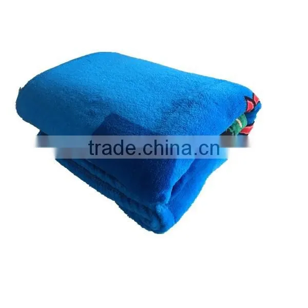 Promotional Soft Cheap Fleece Baby Swaddle Children Blanket/shaoxing photo-5
