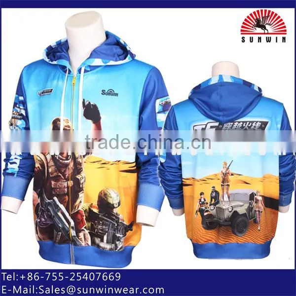 2016 Newest Custom Sublimated Printing Blank Hoodies Wholesale photo-2