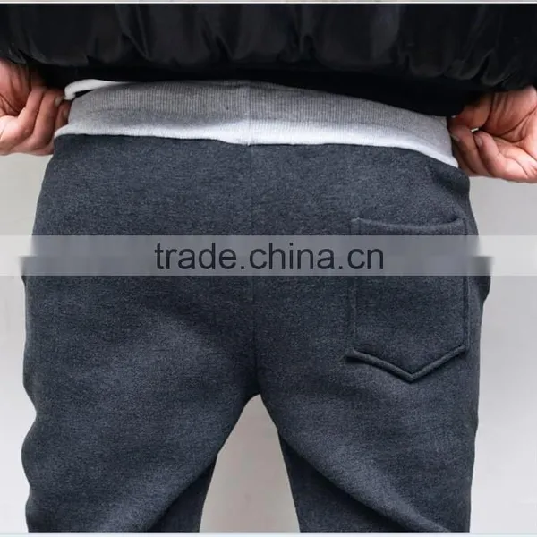Men's Thick Fleece Cotton Warm Jogger Sweatpants With Drawstring photo-2