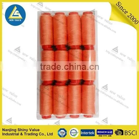 15pcs 40/2 500m 100%polyester Sewing Thread in Paper Tube photo-3