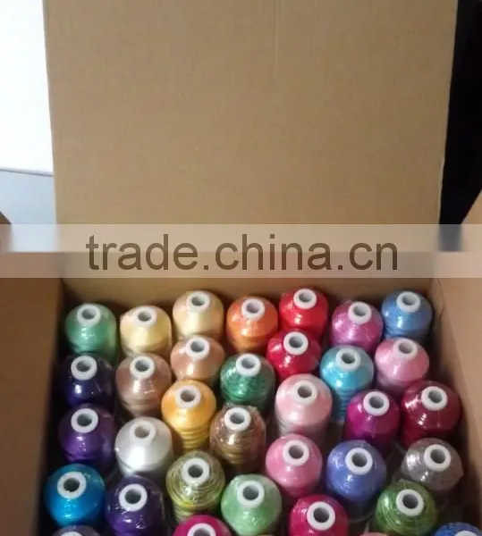 New Brand Simthread 58 Spools 800m 120D/2 Viscose Rayon Embroidery Machine Thread photo-2