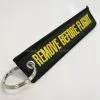 Remove Before Flight Keychains/keyring/key Rings/key Chains,Embroidered Remove Before Flight Keytags photo-2