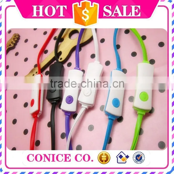2015 Cheap Sports Wire Earphones With Mic For Phone photo-5