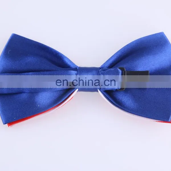 Fourth of July Print Silk Custom Bow Tie photo-2