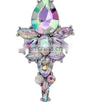 Vintage Bohemia Large Crystal Stone Big Ring Colorful Russian Indian Ring Women Exaggerated Decorate Party Jewelry photo-6