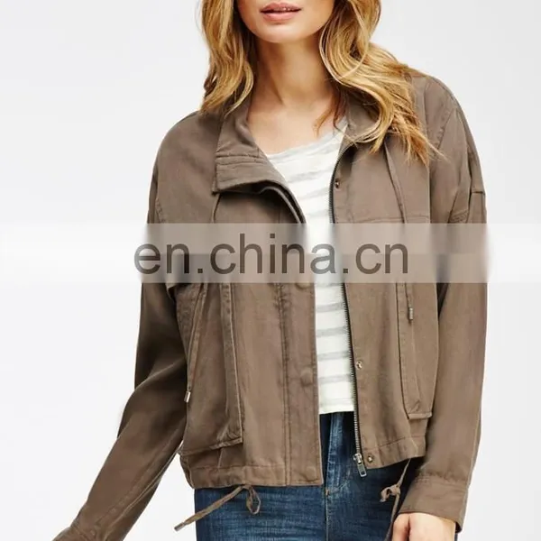 China Wholesale Elegant Hot New Clothing /Women Long-Sleeved Coat Women Denim Jacket/Women Garment Factory