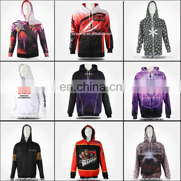 Latest Design Zip Hoodies Coat Jacket