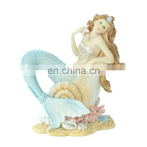 Resin Craft Ornament Gift Lifelike Animal Resin Figures Statue Mermaid Figurine