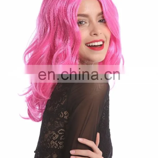 Synthetic Pink Party Wigs P-W226 photo-4