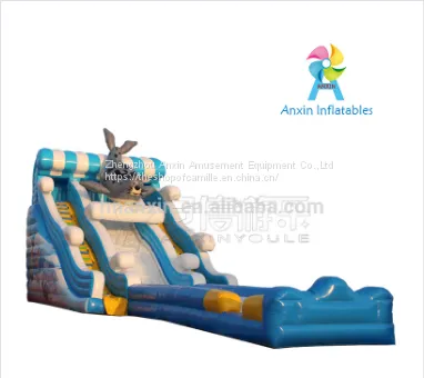 Inflatable commercial water park products Water Slides, seal sea dog type inflatable slide