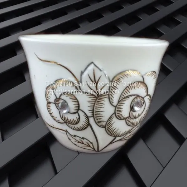 Factory Price Ceramics Small Size Arabic Coffee Cawa Cup