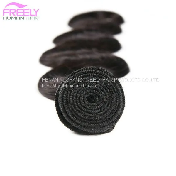 Brazilian Virgin Hair Body Wave Bundles Unprocessed Remy Virgin Hair Extensions16 18 20 Inch 3 Bundles Natural Color photo-5
