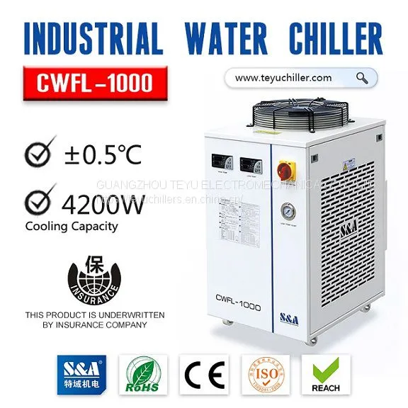 S&A Refrigeration Water Chiller CWFL-1000 With Dual Waterways