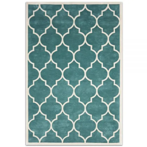 Beautiful Floral Cut Pile Rug Wool Carpet Living Room Carpet photo-4